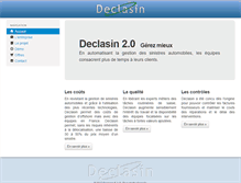 Tablet Screenshot of declasin.com